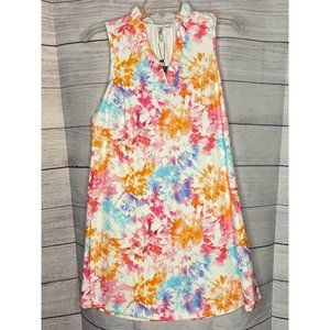 NWT Women's Beautiful Ethyl bright and colorful‎ sleeveless size small dress